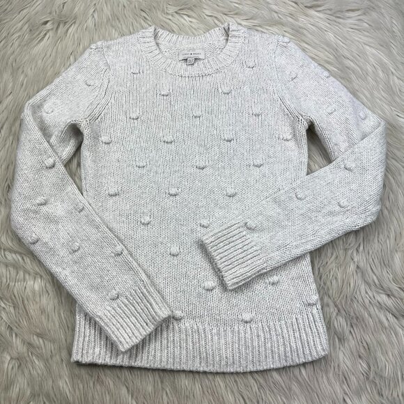 Lucky Brand Sweaters - Lucky Brand Pom Pom Textured Pullover Sweater